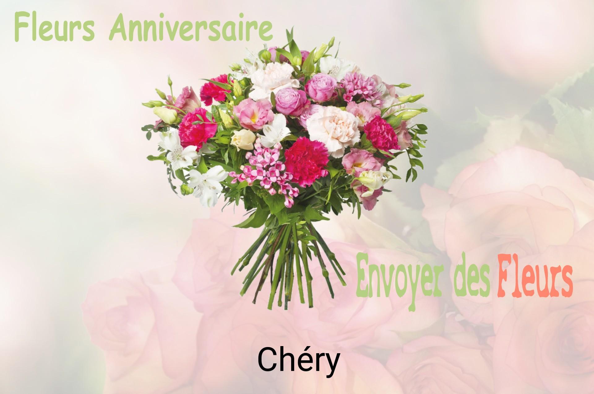 Bouquet de fleurs d’anniversaire livré à Chéry